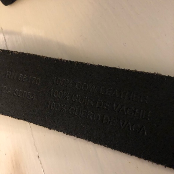 Urban Outfitters black leather belt - Picture 3 of 4